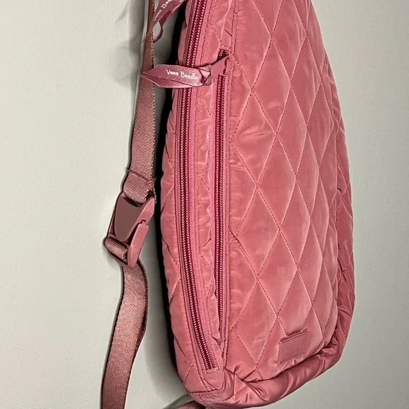 Vera Bradley ultralight essential sling backpack purse & wristlet blush sienna - Picture 14 of 15